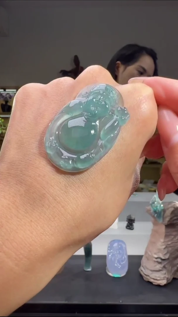 吊坠(不含链)未镶嵌翡翠财神