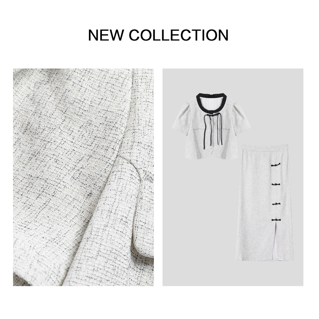 【芳芳专属】D3F28090时尚小香风套装中式元素-8090