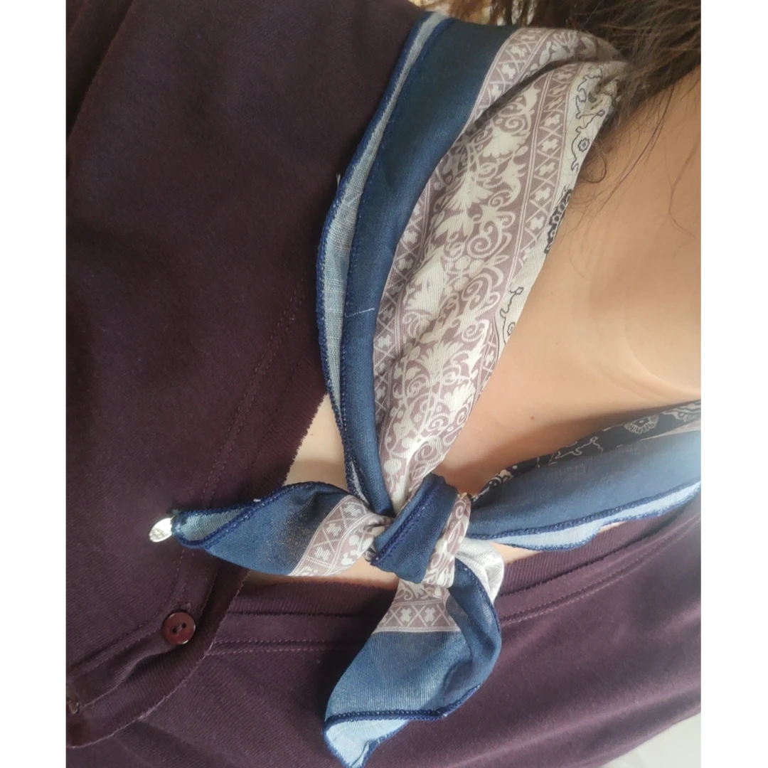 JIUER气质复古方巾22073