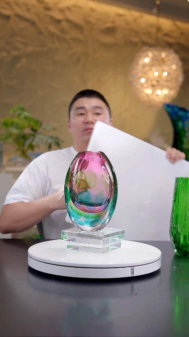 摆件多*乐金红色五色设计款香薰瓶