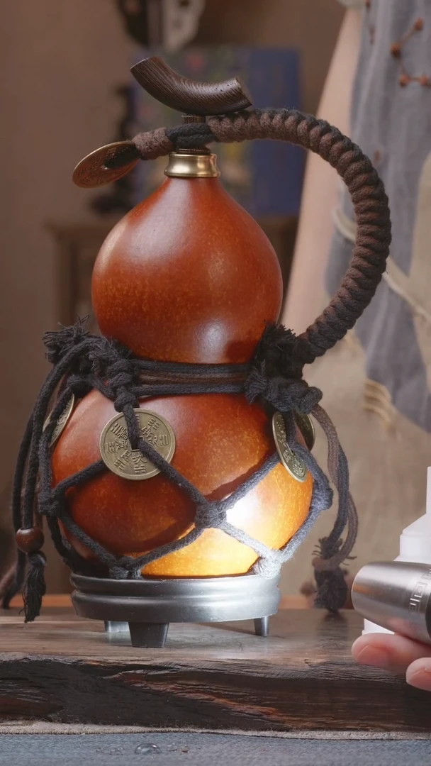 1329号精品大漆葫芦防腐防渗装水茶酒