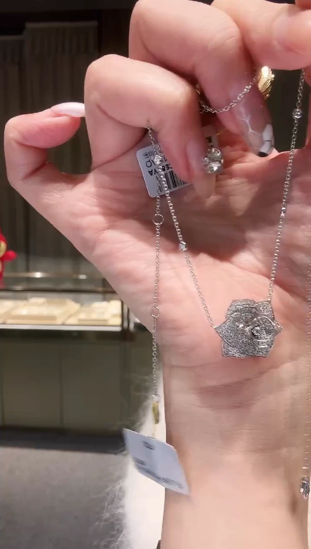 铂Pt950镶嵌项链钻石AY0394-PT-45