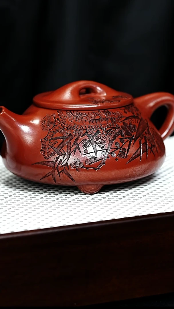 茶杯紫砂宜兴紫砂 景舟石瓢 大红袍 顾建军 h074