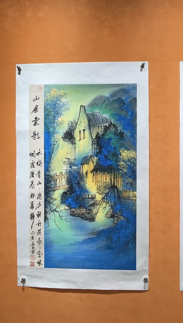 国画刘金玉老师亲笔手绘