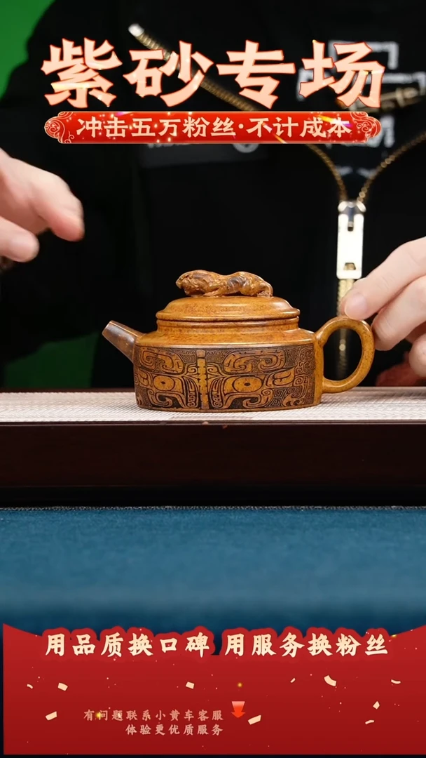 茶壶紫砂龙骨金砂 周盘 卧虎藏龙