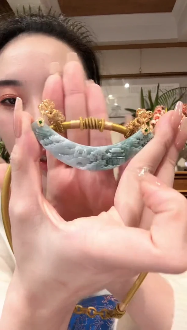 【闪购商品】翡翠颈饰未镶嵌国风