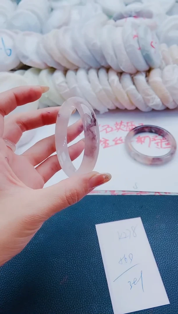 未镶嵌手镯石英质玉K279-56-57