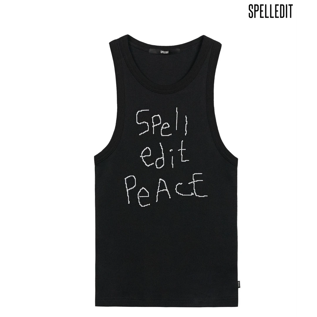 SPELLEDIT数码字体背心/NO退换