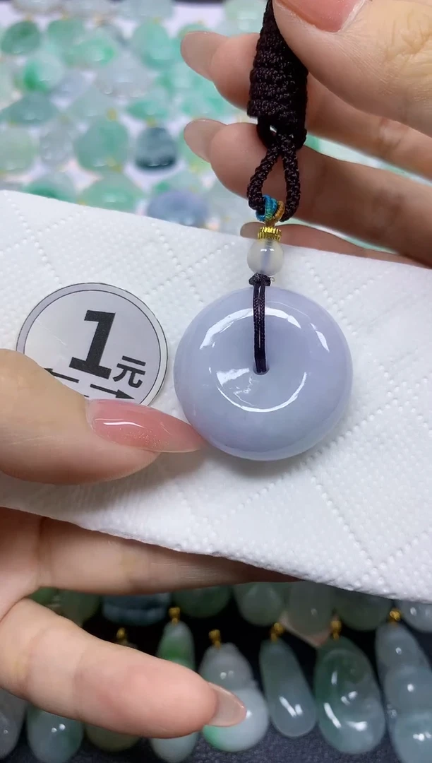 翡翠未镶嵌颈饰天然翡翠A货