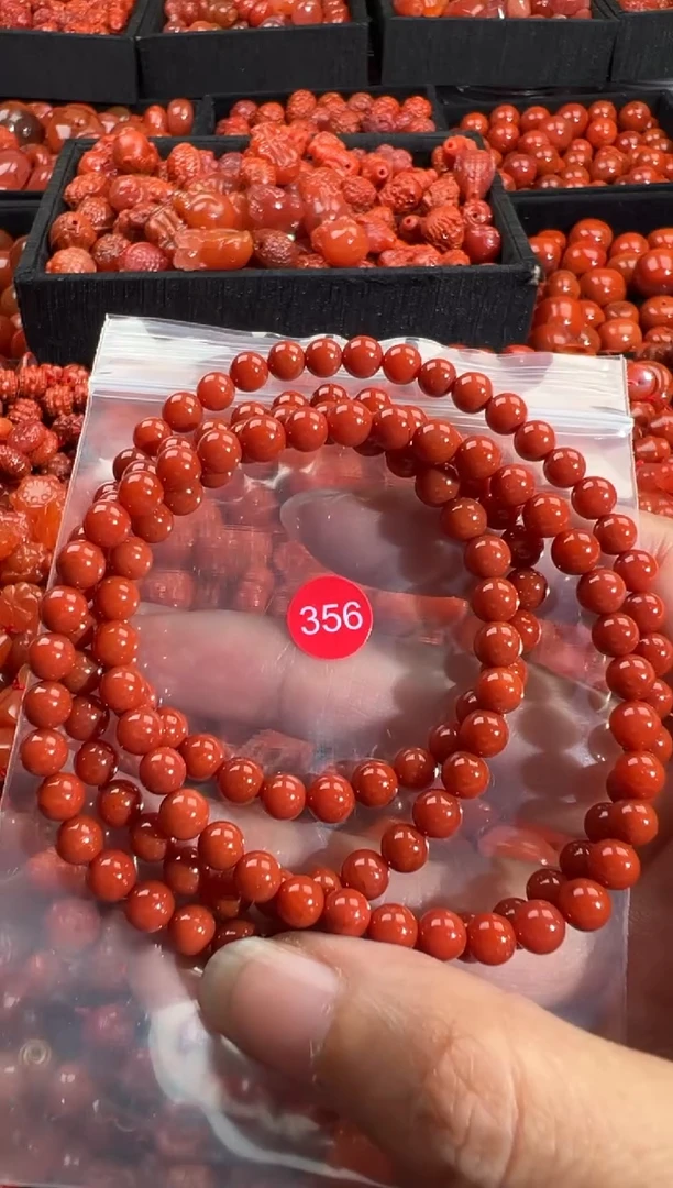 南红玛瑙未镶嵌颈饰蚂****号1