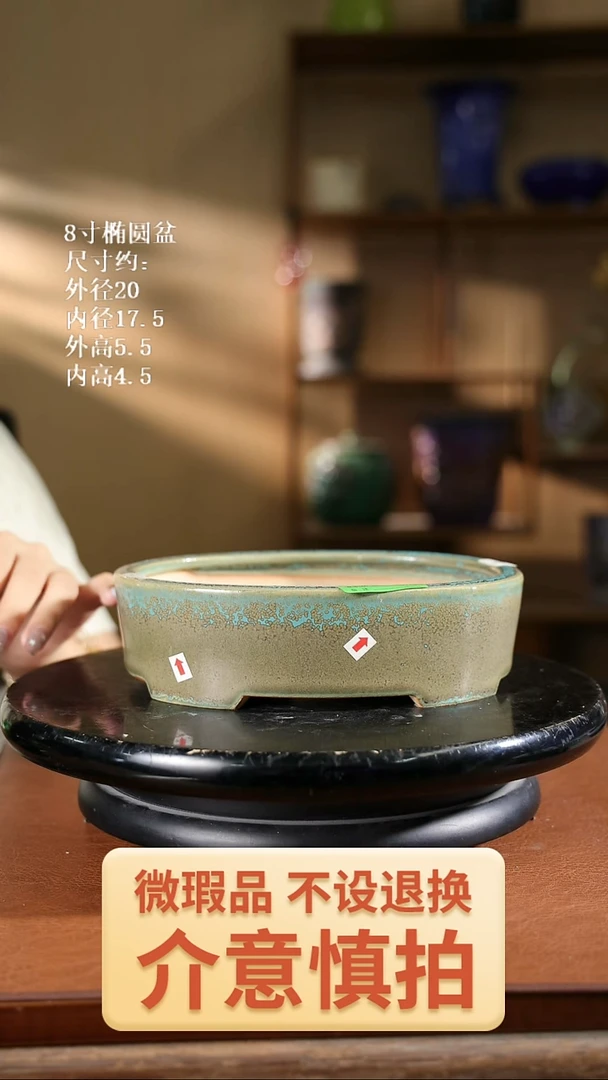 8寸椭圆盆   922