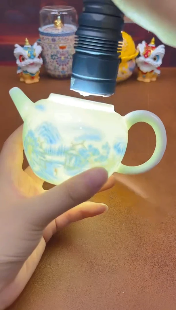 陶瓷茶具摆件旅行套组