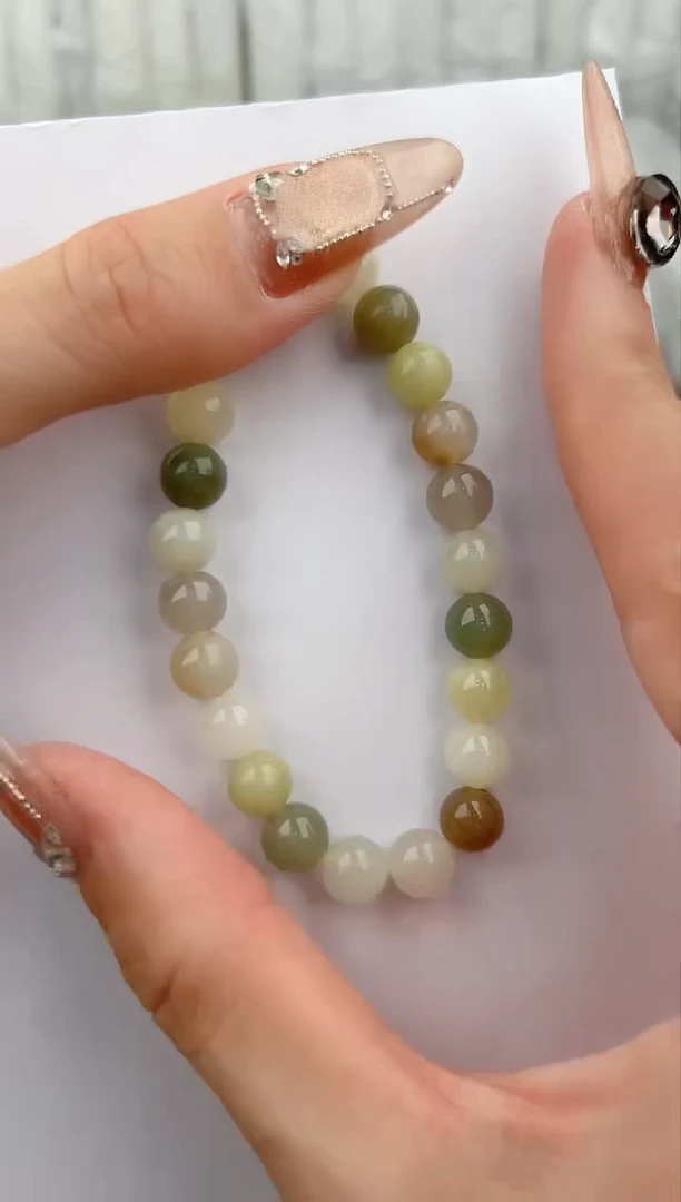 【闪购商品】和田玉手链未镶嵌1颜色微差无瑕疵