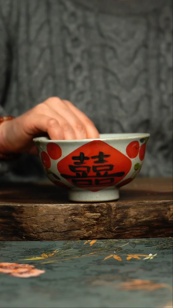 【闪购商品】杯釉下彩手工手绘同款陶器