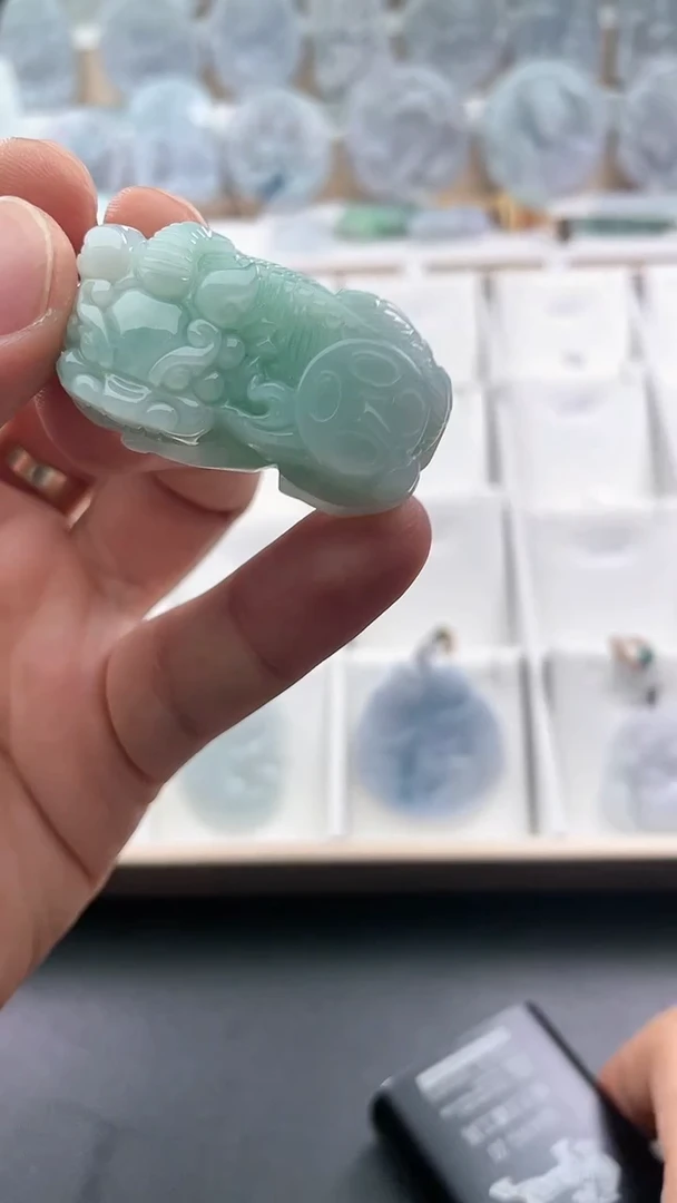 翡翠未镶嵌颈饰..../6/7/ 263