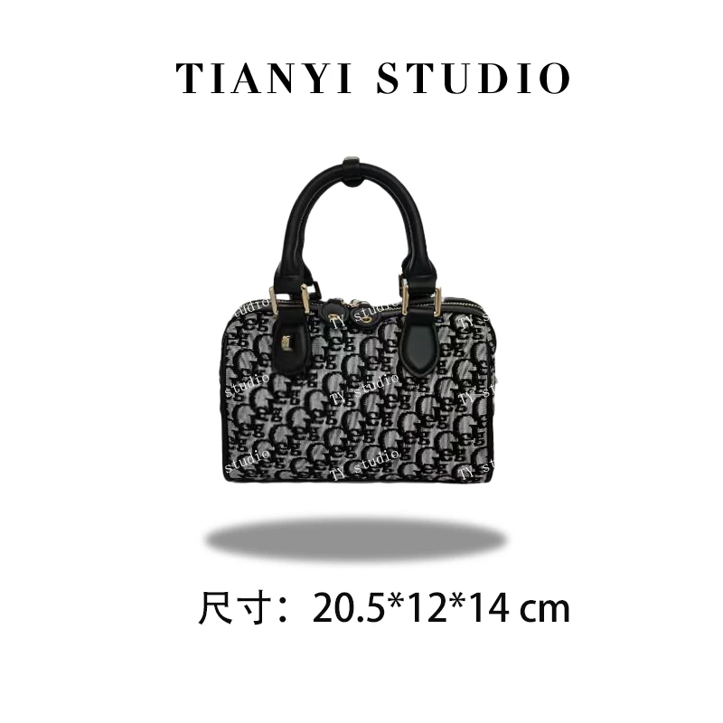 【TY】SKL-7197-2-黑色 轻奢高级韩版单肩潮流时尚简约女包