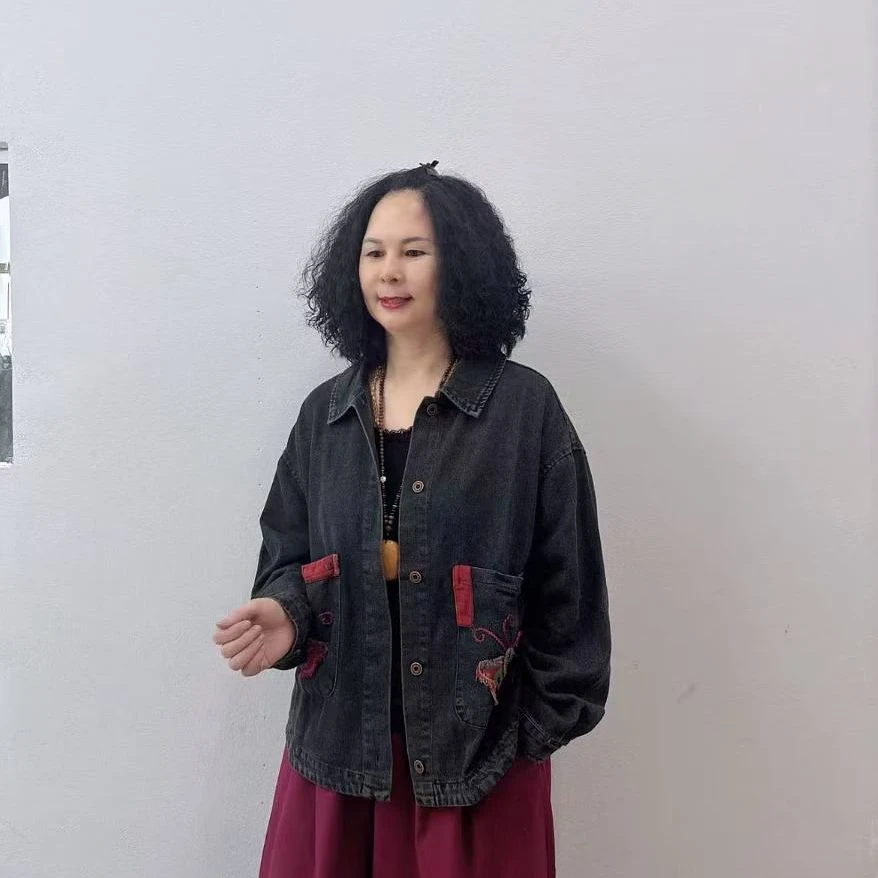 T149新款拼布休闲牛仔外套（建议170斤内）