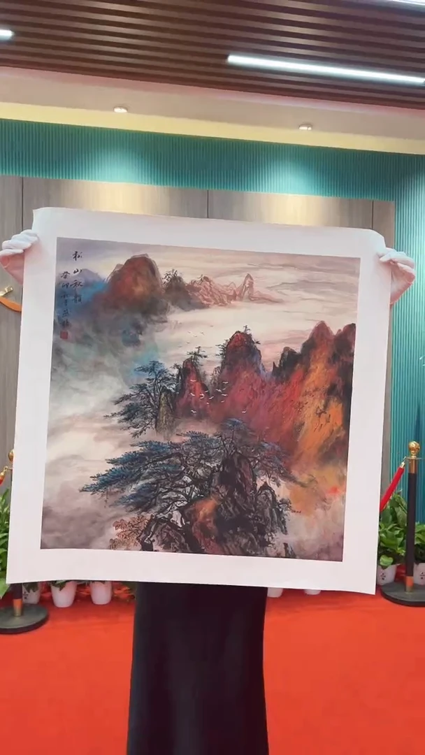 国画秦燕格老师绘画作品A613-12