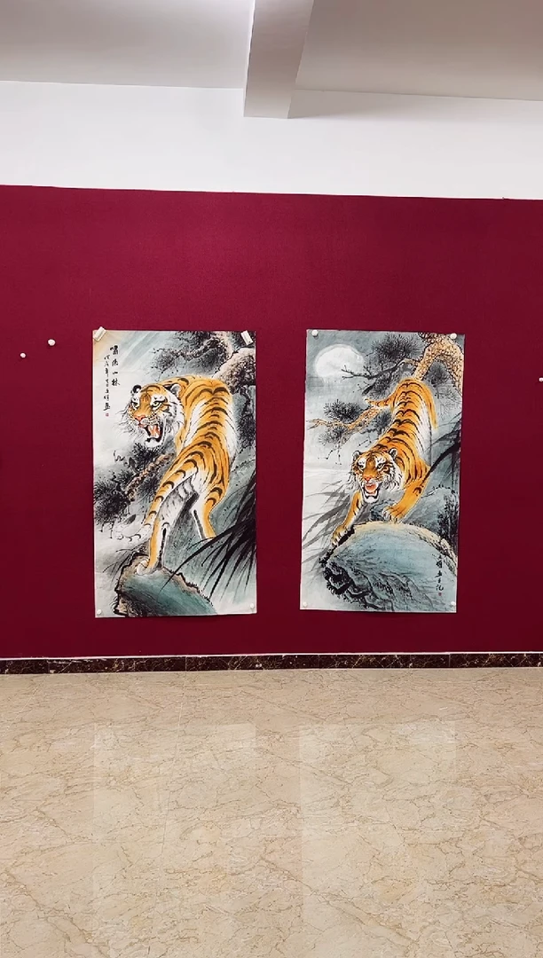 国画戒**凤师文娟的国画作品