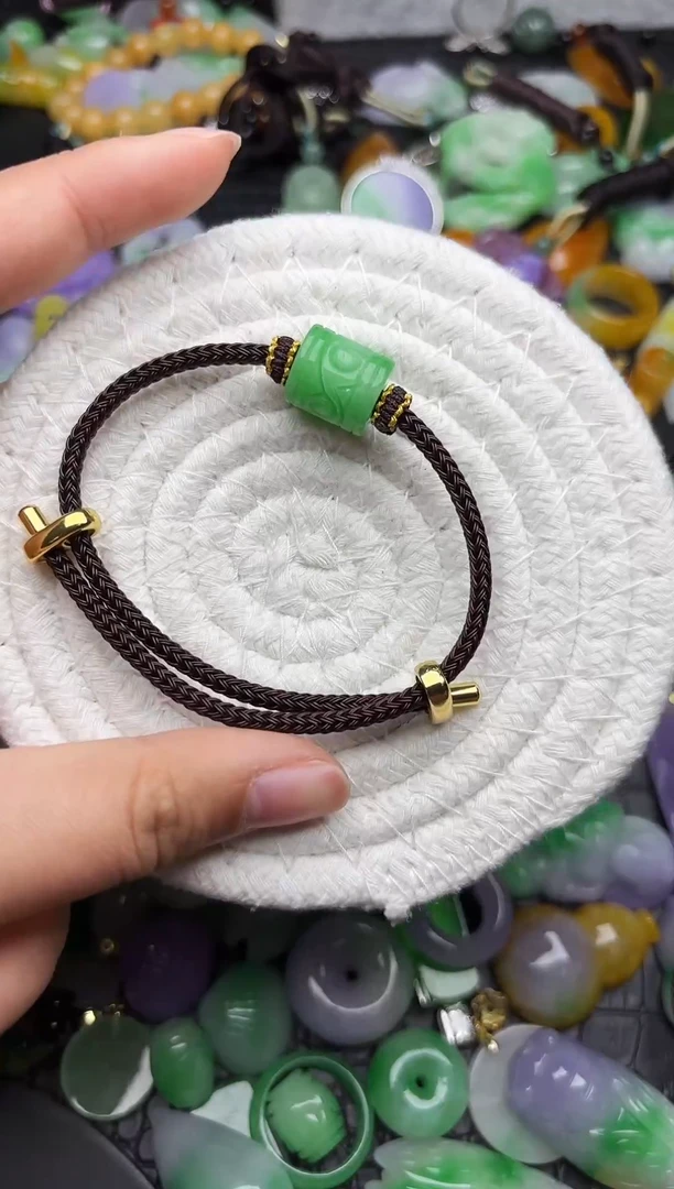 颈饰未镶嵌翡翠缅甸翡翠吊坠