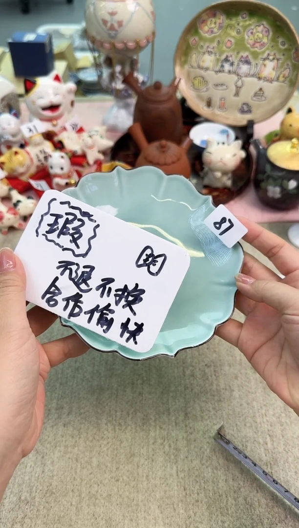 瓷片辰辰的瓷器好看到爆