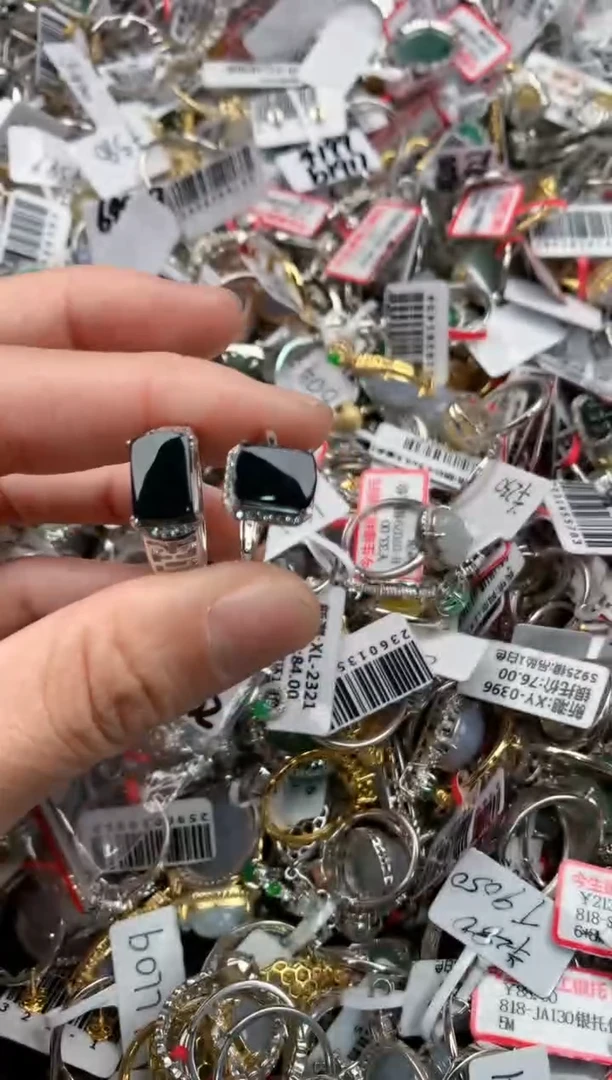 银S925镶嵌戒指翡翠4444-----6