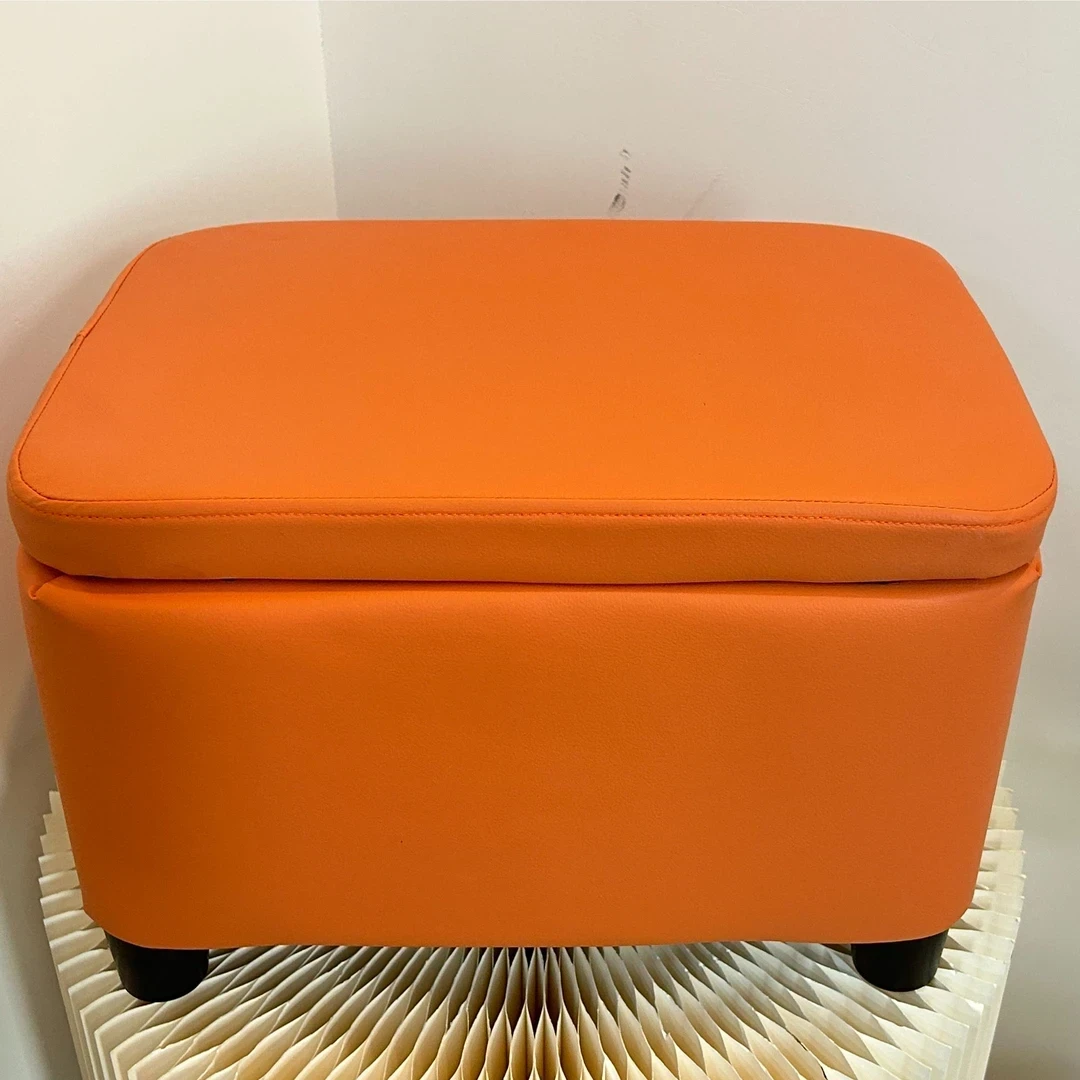 皮面储物凳家用颜色规格随机  电器LALX