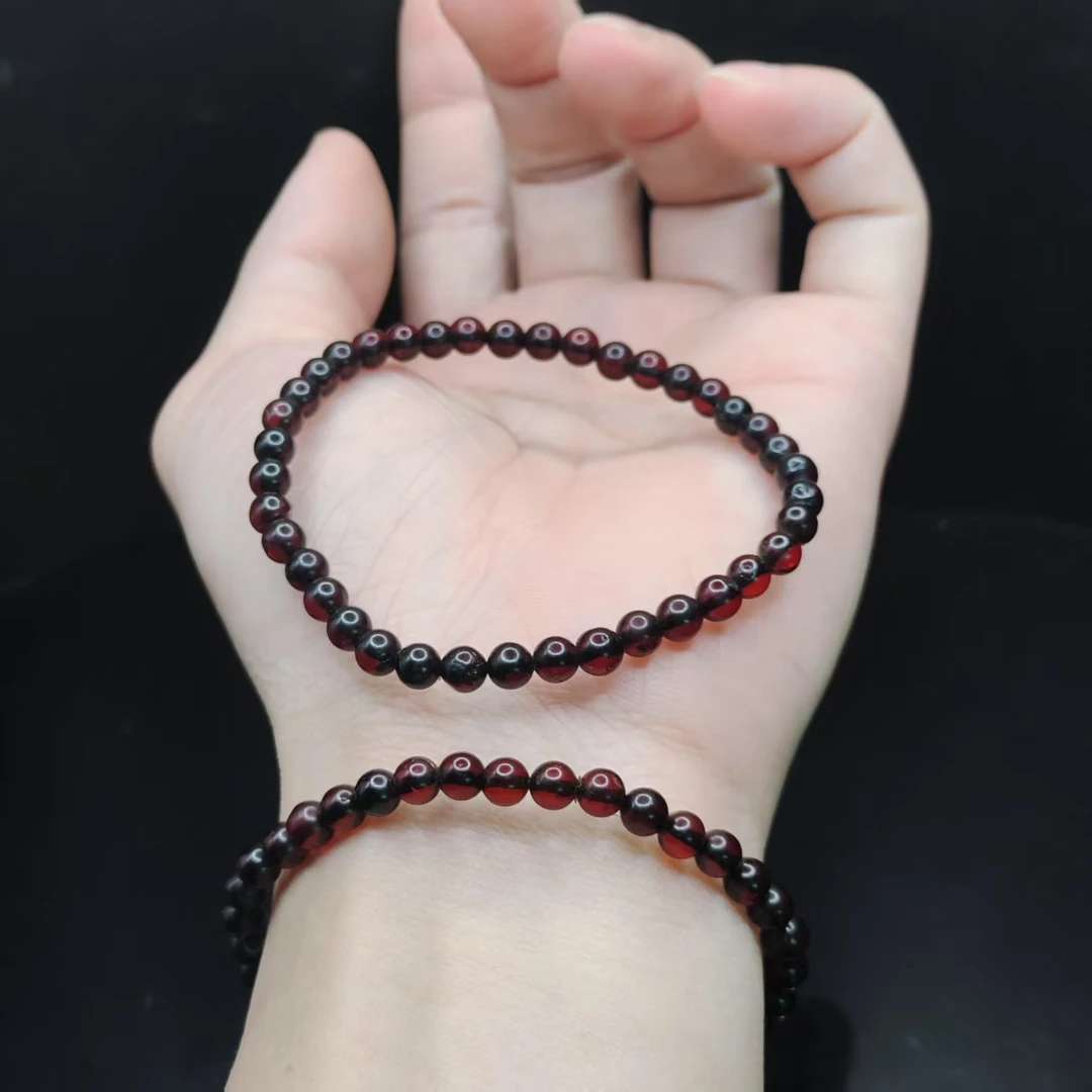 【康康严选】血翳珀琥珀单圈手串M7【多样性发其一】约5mm+