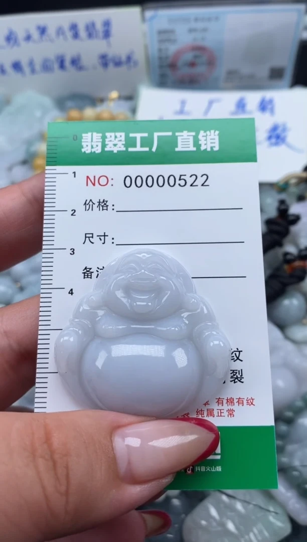 翡翠未镶嵌颈饰天然A货翡翠0522