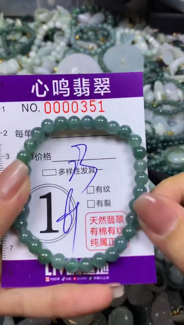 翡翠未镶嵌颈饰闪购00351