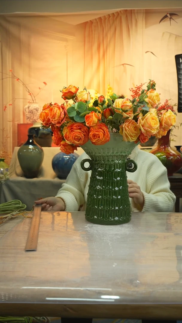 高29口23高温陶瓷花瓶