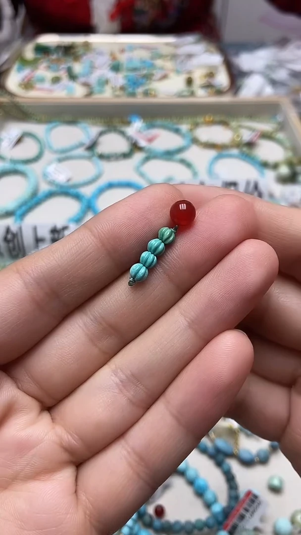 未镶嵌南红玛瑙挂件14