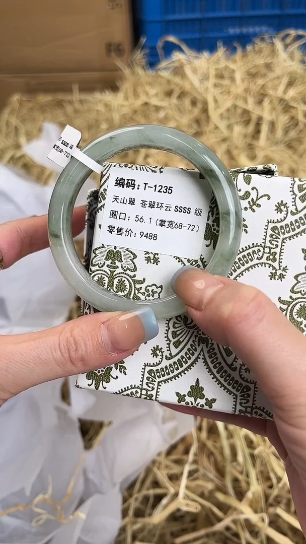 未镶嵌手镯石英质玉T-1235