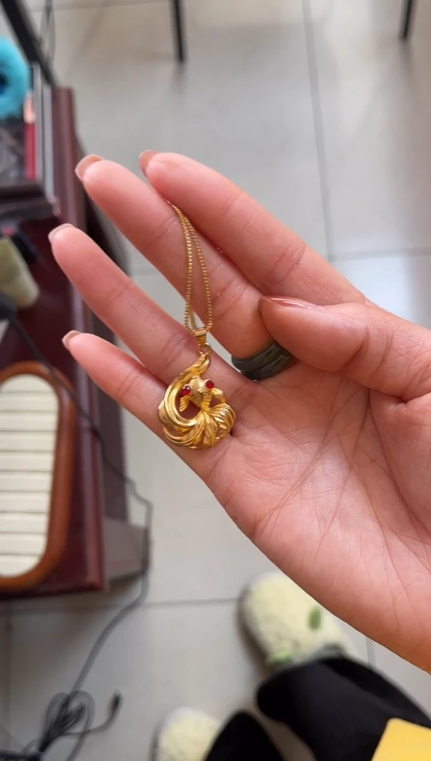 【闪购商品】小鲤鱼珐琅景泰蓝吊坠