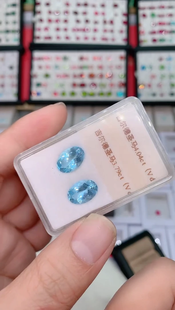 裸石海蓝宝石吉尔德7.8ct