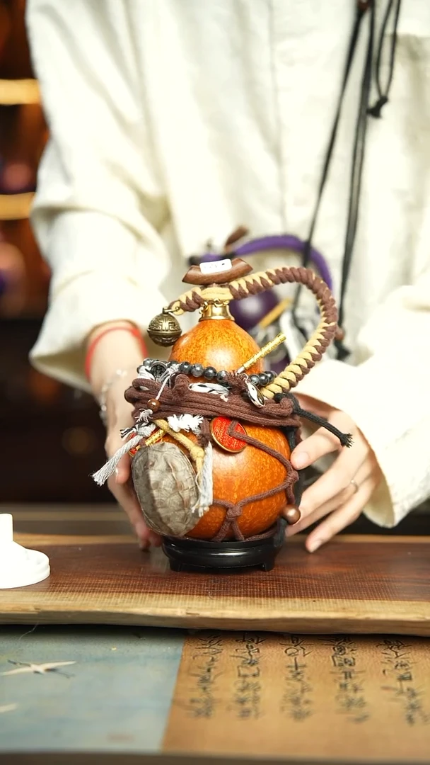 谁****丑198号500ml左右非遗大漆酒葫芦+