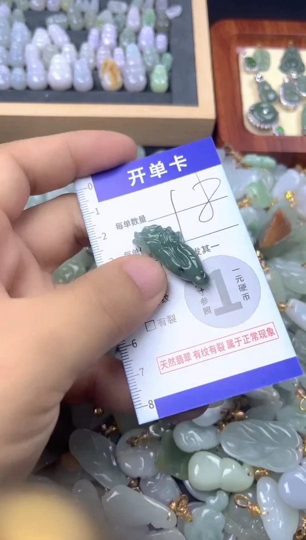 颈饰未镶嵌翡翠天然A货翡翠