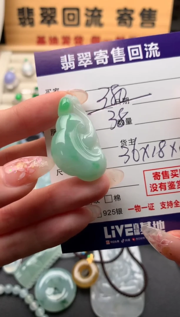 翡翠未镶嵌颈饰10133959