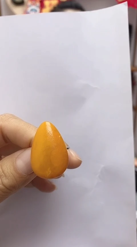 【闪购商品】琥珀裸石银S925镶嵌蜜蜡戒指