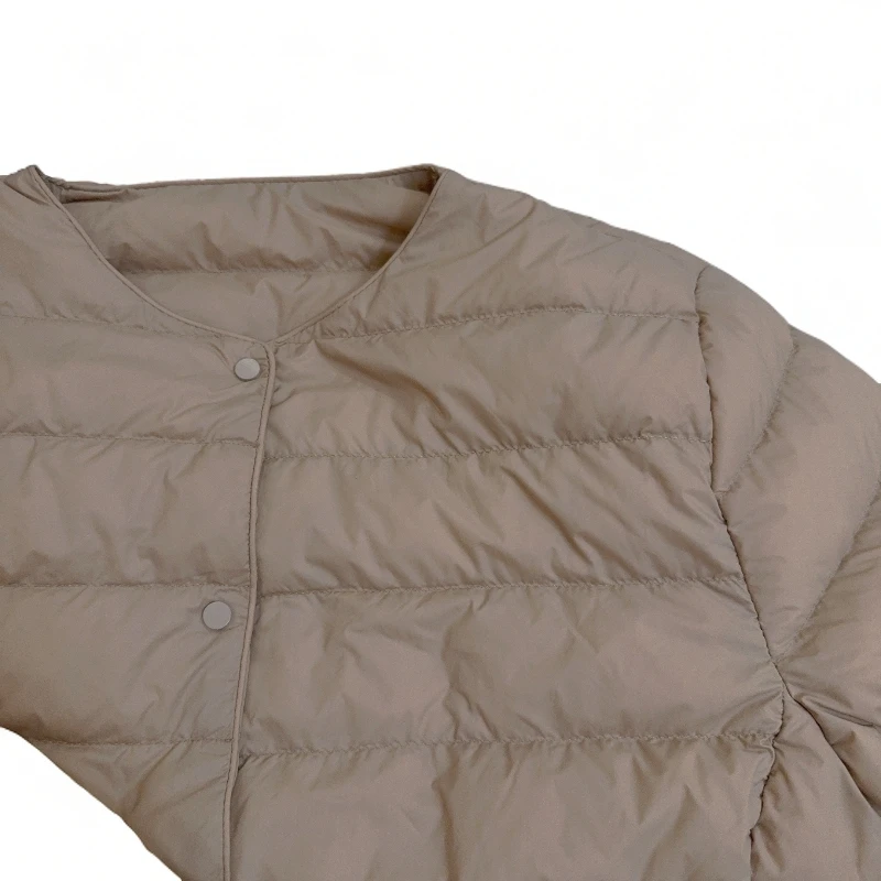 （锁温系列）纯色无领女款常规御寒锁温女士圆领内胆外穿两用上衣