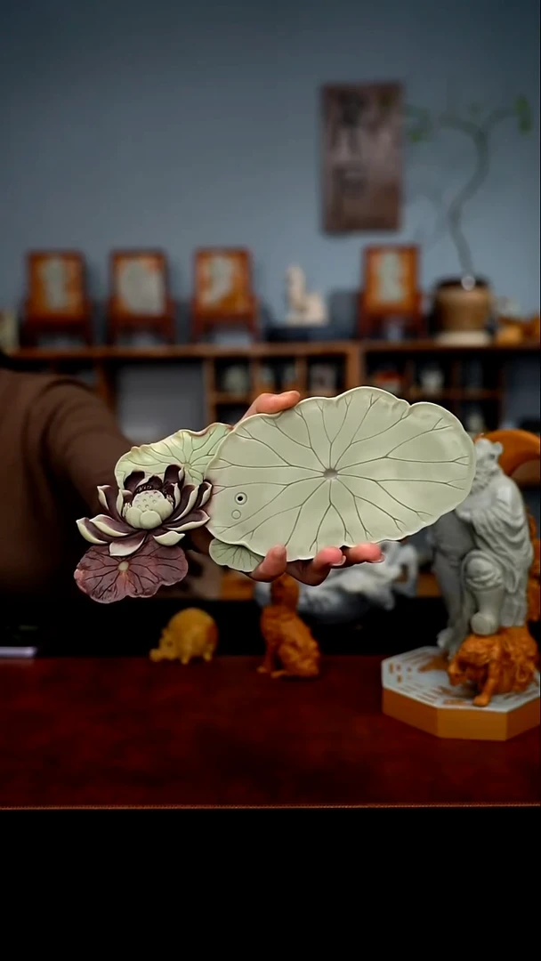 天然原石精品手工雕刻壶承