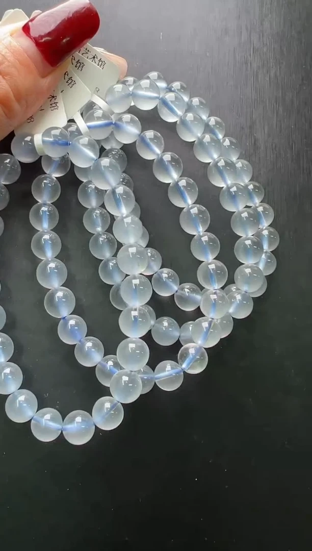 【闪购商品】水晶手串未镶嵌蓝兔毛手串8m+多样性发一JP38737