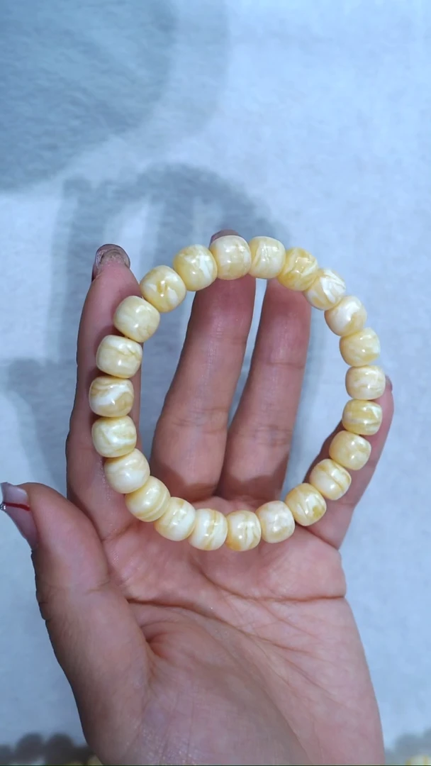 手链蜜蜡未镶嵌典藏级10mm爆浓满蜡虎皮千层