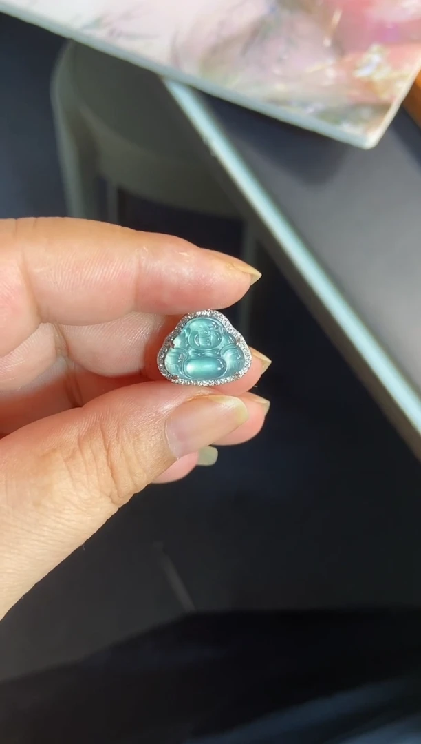 吊坠(不含链)银S925镶嵌翡翠1