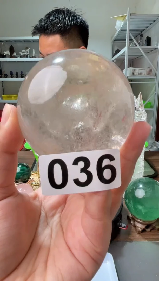 未镶嵌大型摆件（非配饰）水晶茶水晶球036