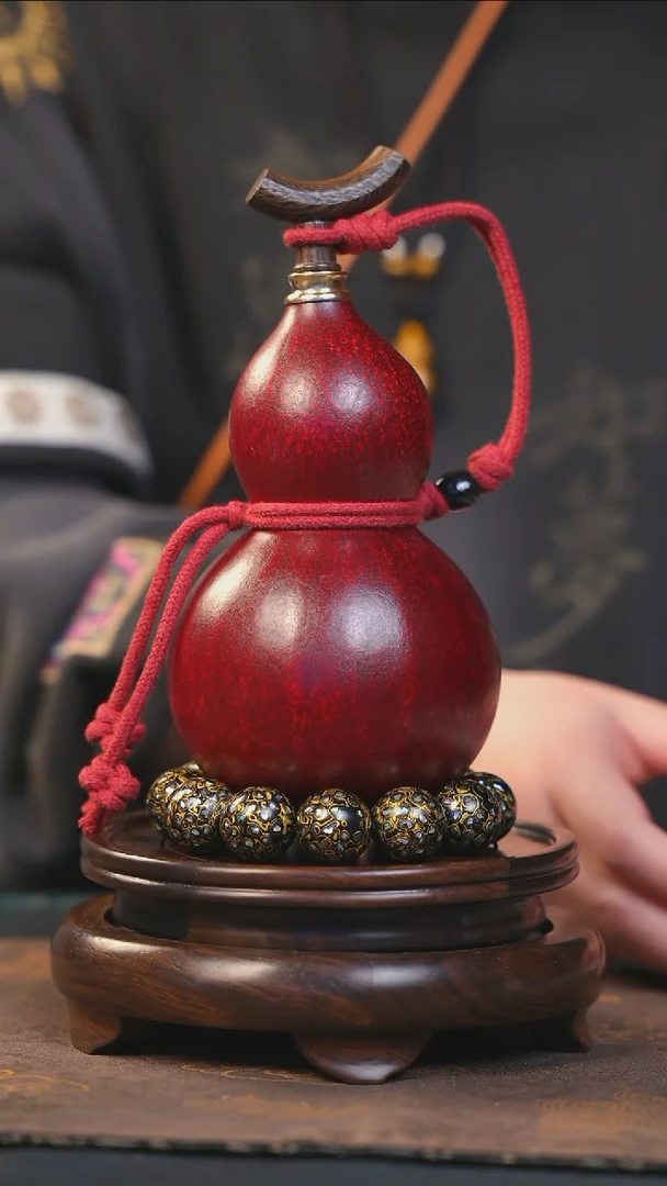 【闪购商品】YT137大漆酒葫芦不包手串及旋转底座