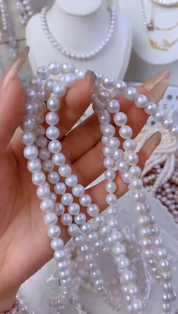 淡水珍珠未镶嵌颈饰S26