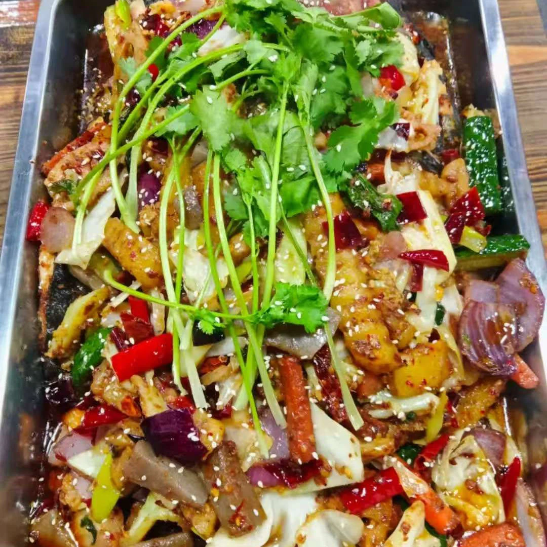 固始土特产纯手工制作烤黑鱼麻辣鲜香加热即食