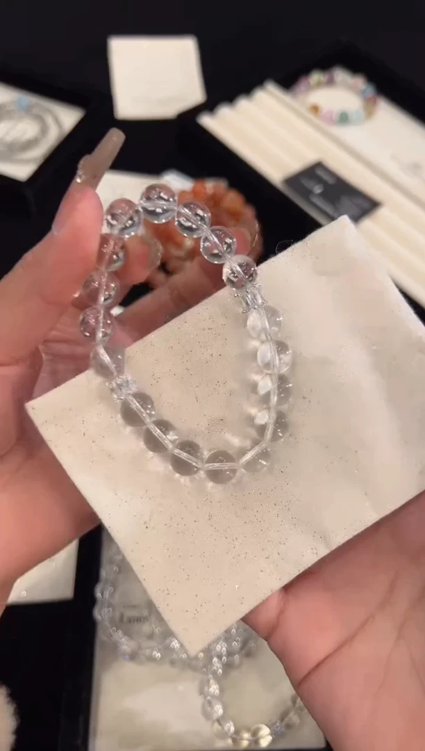 【闪购商品】水晶手链合金白水晶手链x1404