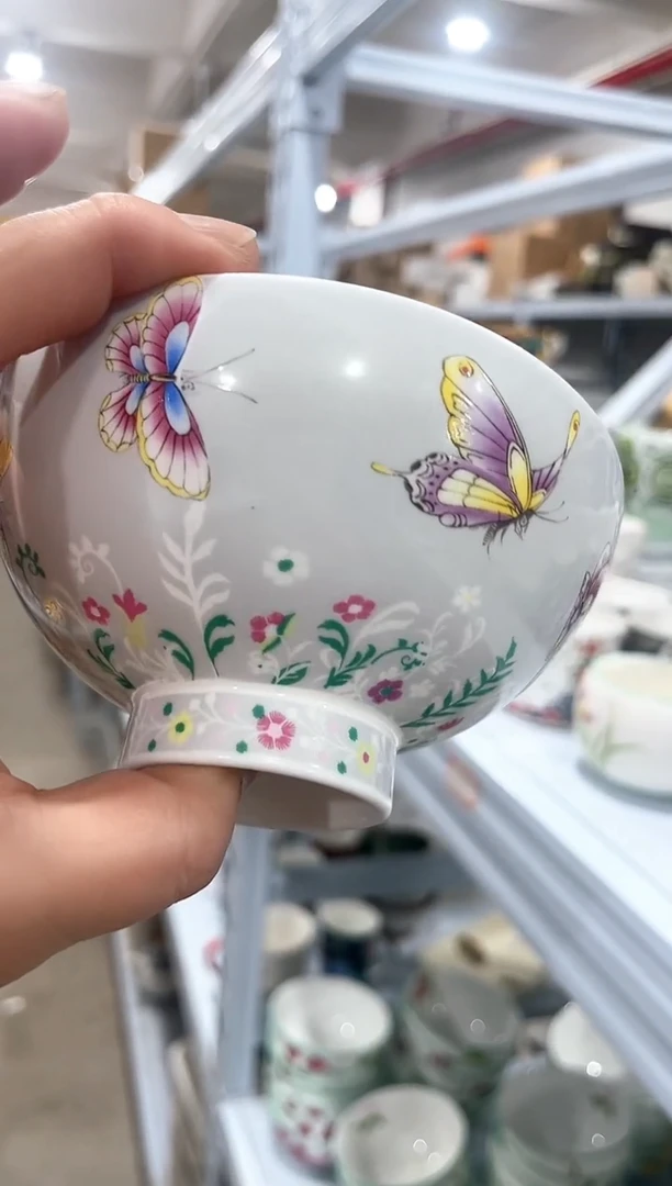 杯子骨瓷（简装）5寸碗一个